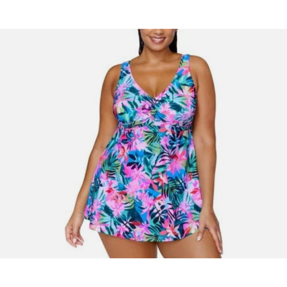 Raisins Curve Trendy Plus Size Lucia Tummy-C Multicolor Size 16W 15361 - Picture 1 of 1